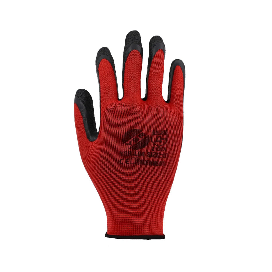 GLOVE RED BLACK