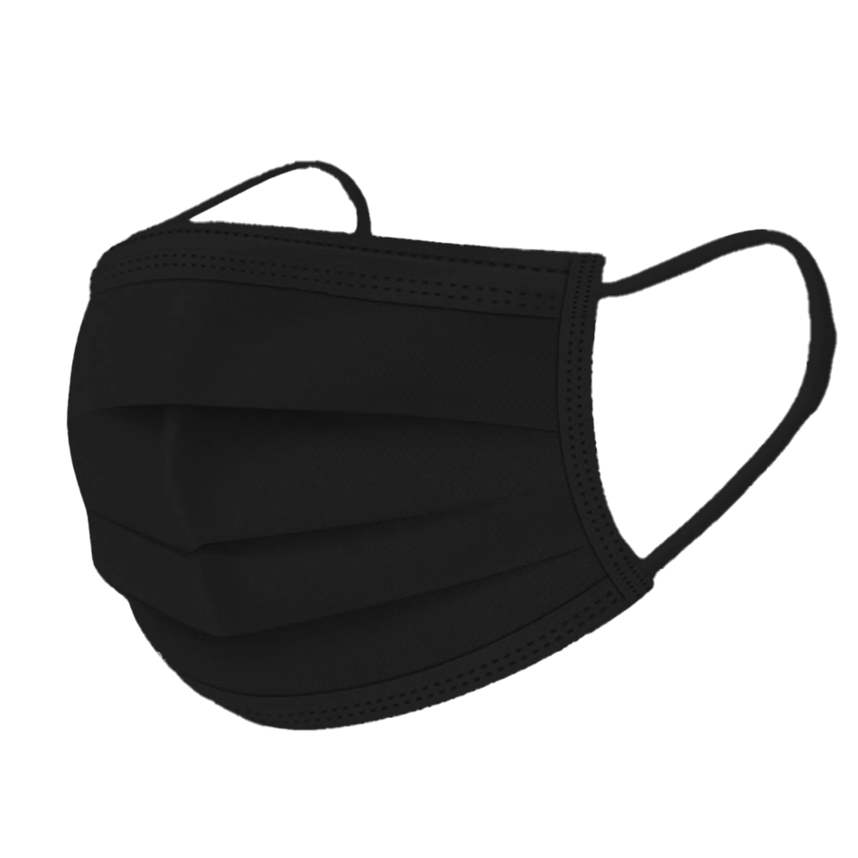 MASK BLACK (BOX OF 50)
