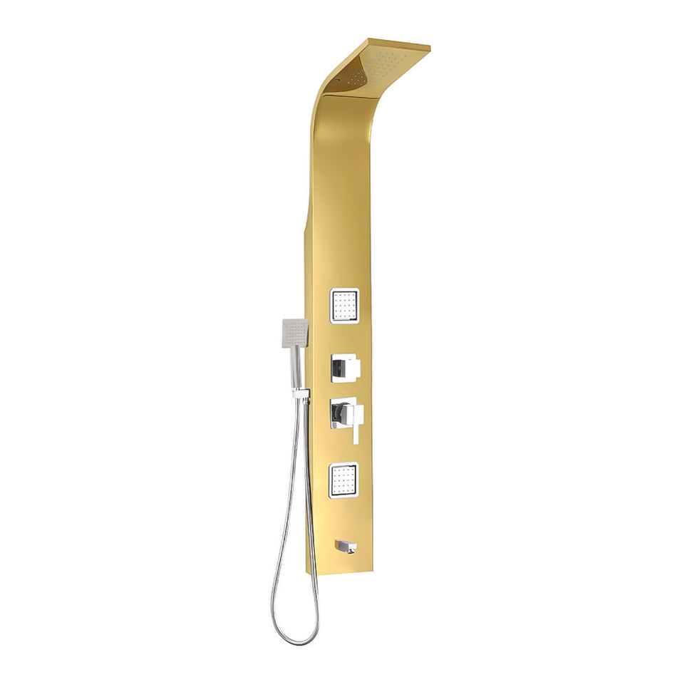 Elegant Gold Hidromasaj Duş Paneli