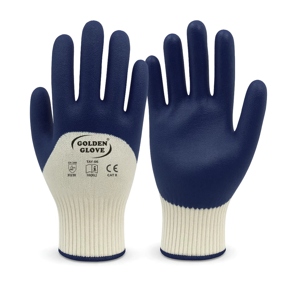 NITRILE GLOVE BLUE SIZE:10
