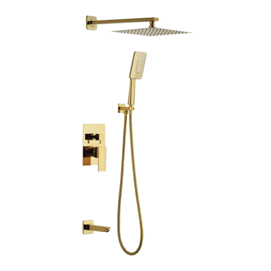 Elegant Gold Ankastre Üç Yönlü Set