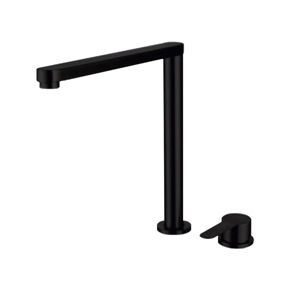 Titan Inox Black Asansörlü Evye Bataryası